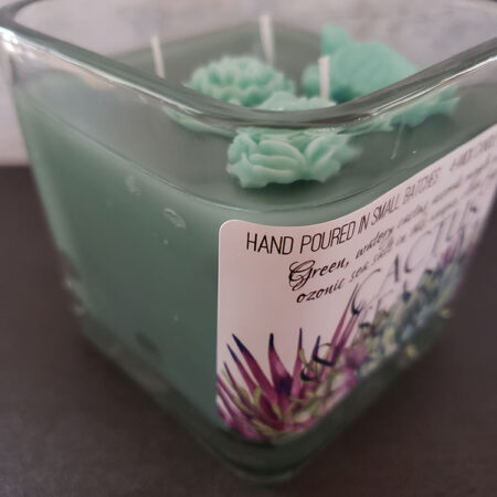 Cactus & Sea Salt Cube Candle