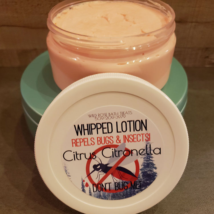 Citrus Citronella Whipped Lotion 8 Oz Jar